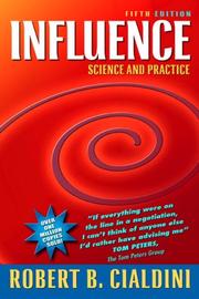 Cover of: Influence: Science and Practice (5th Edition)