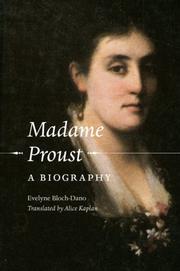 Cover of: Madame Proust: A Biography