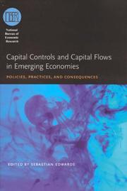 Cover of: Capital Controls and Capital Flows in Emerging Economies by Sebastian Edwards