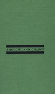 Thought and Change cover