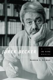 Cover of: Jurek Becker by Sander L. Gilman