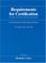 Cover of: Requirements for Certification of Teachers, Counselors, Librarians, and Administrators for Elementary and Secondary Schools, Sixty-eighth edition, 2003-2004 ... Schools, Secondary Schools, Junior)