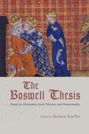 The Boswell Thesis by Mathew Kuefler