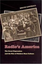 Cover of: Radio's America by Bruce Lenthall