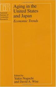 Cover of: Aging in the United States and Japan: economic trends