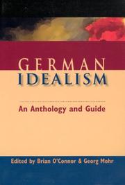 Cover of: German Idealism | 