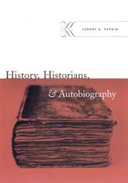 Cover of: History, historians, & autobiography