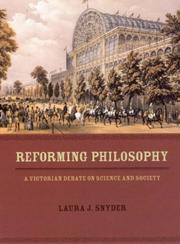 Cover of: Reforming philosophy: a Victorian debate on science and society