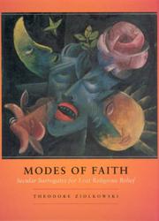 Cover of: Modes of Faith: Secular Surrogates for Lost Religious Belief