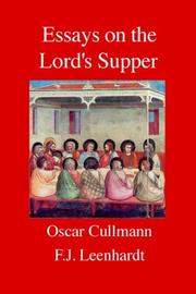 Cover of: Essays on the Lord's Supper