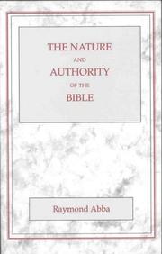 Cover of: Nature and the Authority of the Bible P