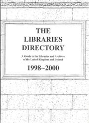 Libraries Directory 1998-2000 Hb by Iain Walker