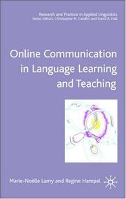 Cover of: Online Communication in Language Learning and Teaching (Research and Practice in Applied Linguistics) by Regine Hampel, Marie-Noelle Lamy