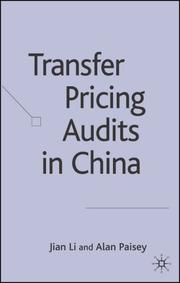 Cover of: Transfer Pricing Audits in China