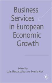 Cover of: Business Services in European Economic Growth