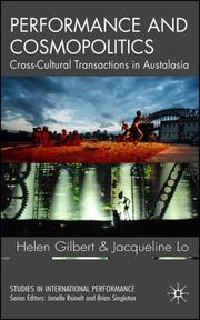 Cover of: Performance and Cosmopolitics: Cross-cultural Transactions in Australasia (Studies in International Performance)