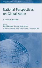 Cover of: National Perspectives on Globalization (International Political Economy) | 