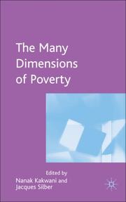 Cover of: Many Dimensions of Poverty by 