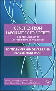 Cover of: Genetics from Laboratory to Society (Health Technology and Society)