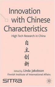 Cover of: Innovation with Chinese Characteristics by Linda Jakobson