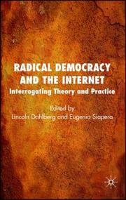 Cover of: Radical Democracy and the Internet | 