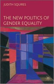 Cover of: The New Politics of Gender Equality by Judith Squires