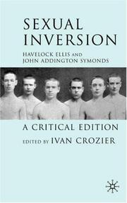 Cover of: Sexual Inversion: A Critical Edition