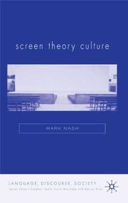 Cover of: Screen Theory Culture (Language, Discourse, Society)
