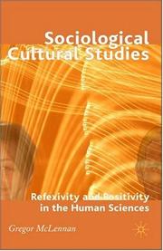 Cover of: Sociological Cultural Studies by Gregor McLennan