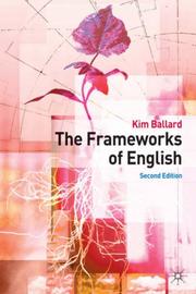 Cover of: The Frameworks of English: Introducing Language Structures