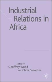 Cover of: Industrial Relations in Africa