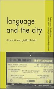 Cover of: Language and the City (Language and Globalization)