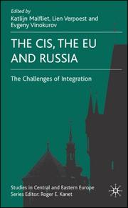 Cover of: The CIS, the EU and Russia by 