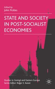 Cover of: State and Society in Post-Socialist Economies (Studies in Central and Eastern Europe)