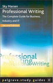 Cover of: Professional Writing: 2nd Edition (Palgrave Study Guides)