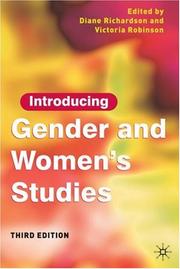 Cover of: Introducing Gender & Womens Studies: Third Edition