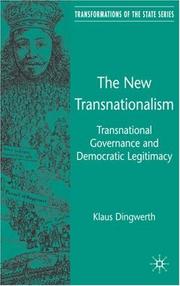 The new transnationalism by Klaus Dingwerth