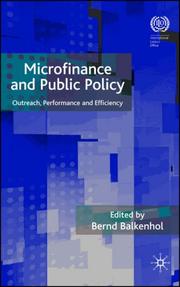 Microfinance and Public Policy by Bernd Balkenhol