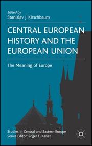 Cover of: Central Europe and the European Union (Studies in Central and Eastern Europe)