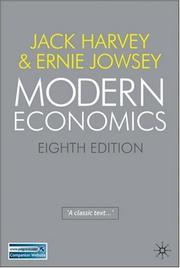 Cover of: Modern Economics: An Introduction, Eighth Edition DISTRIBUTION CANCELLED