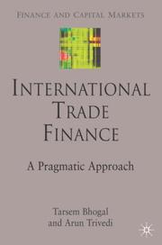 Cover of: Trade Finance (Finance and Capital Markets) | Tarsem Bhogal
