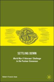 Cover of: Settling Down by Robert Francis Saxe