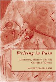 Cover of: Writing in Pain by Vaheed Ramazani, Vaheed Ramazani