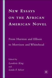 Cover of: New Essays on the African American Novel: From Hurston and Ellison to Morrison and Whitehead