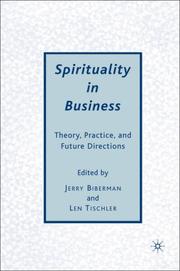 Cover of: Spirituality in Business | Jerry Biberman