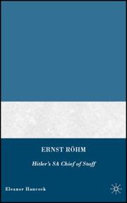 Cover of: Ernst Rohm by Eleanor Hancock