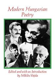 Modern Hungarian poetry by Miklós Vajda