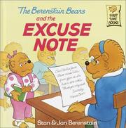 Cover of: The Berenstain bears and the excuse note by Stan Berenstain
