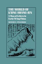 Cover of: World of K'Ung Shang'Jen by Richard E. Strassberg