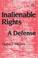 Cover of: Inalienable Rights